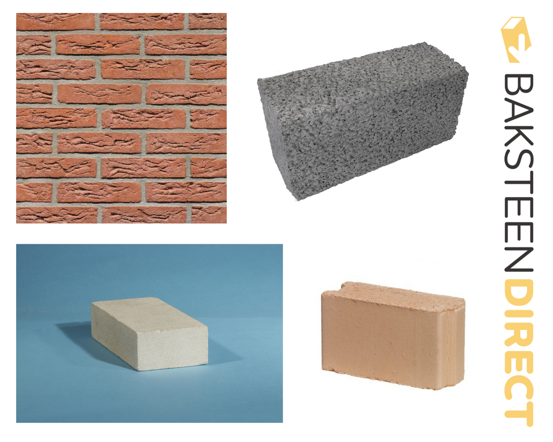 Baksteen, Gevelstenen en Metselstenen