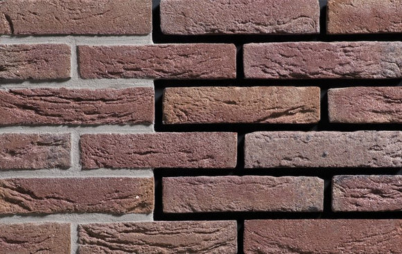 Donkerrood gereduceerd handvorm waalformaat