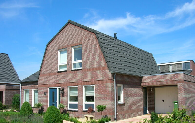 Donkerrood handvorm waalformaat