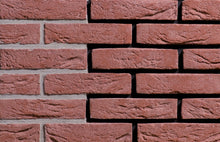 Donkerrood handvorm waalformaat